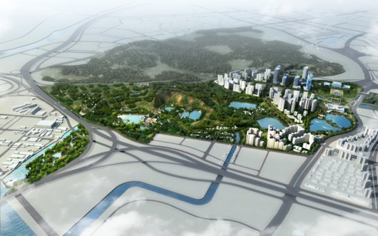 凤凰湖水系格局及滨水岸线建设总体设计方案