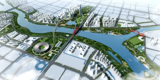 佛山市东平水道沿线佛山新港和澜石港改造城市设计